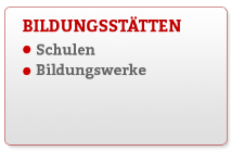 Bildungsstätten